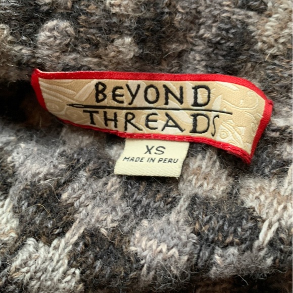 Alpaca open front cardigan size XS - Picture 6 of 6